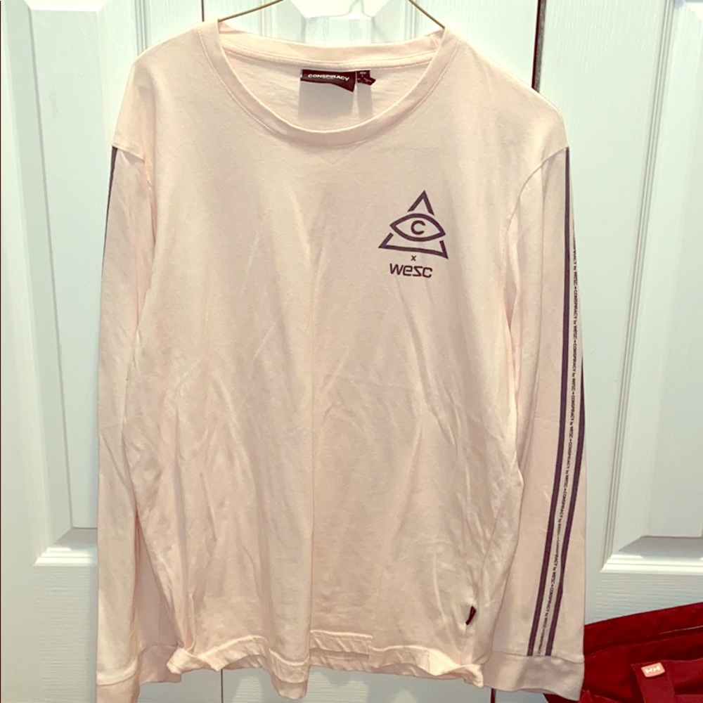 Large pink conspiracy long sleeve